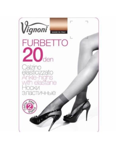 Calzino Furbetto Vignoni: Eleganza e Comfort. Taglia Unica-ilregnodelloshop.it