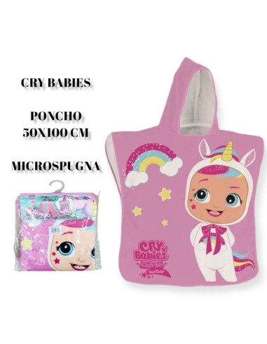 Poncho Mare Piscina CRY BABIES - il regno dello shop