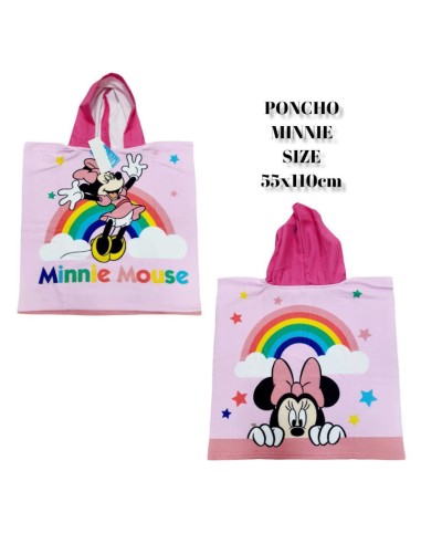 Poncho in Microspugna Minnie - il regno dello shop